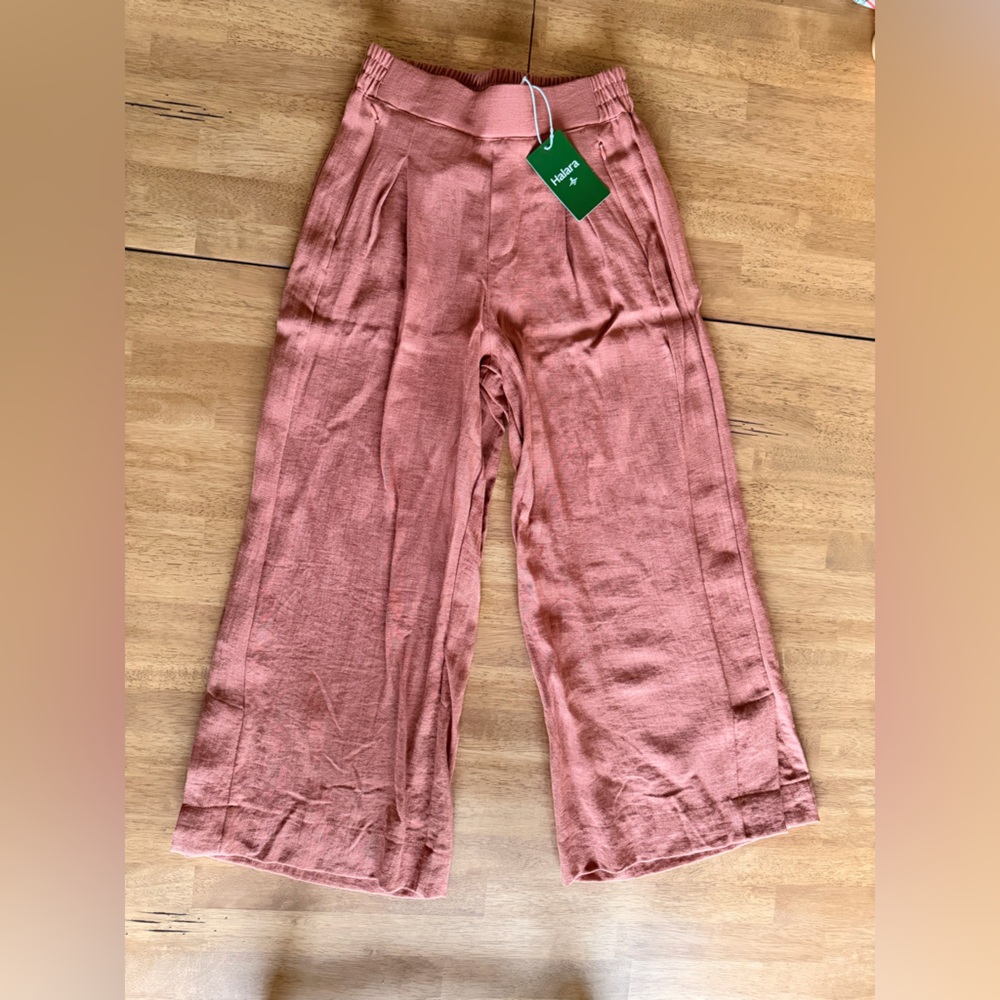 HALARA Terracotta Wide-Leg Pants